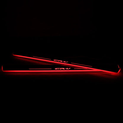 Pedal Lights For Honda CRV 2015-2018 Moving LED Welcome Car Scuff Plate Pedal Door Sill Pathway Light Or Customize