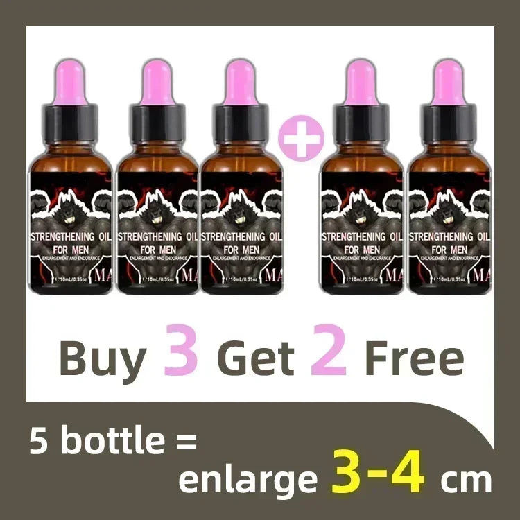 men fashion Big Dick Penis Enlargement Oil Sex Delay Cream for Men Penile Increase Growth Lasting Erection Massage Oil 11