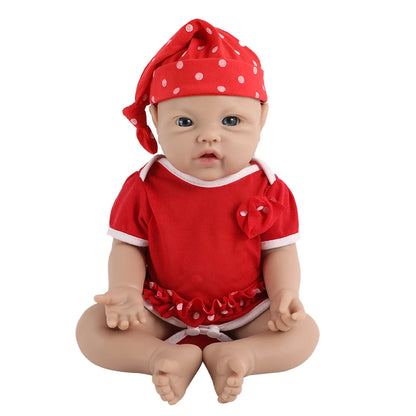 IVITA High Quality 5 Sizes Choices Silicone Reborn Doll Wholesale Fashion Baby Girl Toys Lifelike Newborn Baby Painted Soft Doll