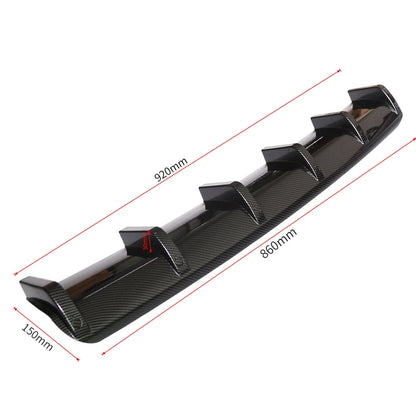 For F0rd Mustang S197 2004-2014 Car Rear Bumper Side Diffuser Lip Spoiler Splitter Spoiler Shark 6 Fins Wing Body Kit