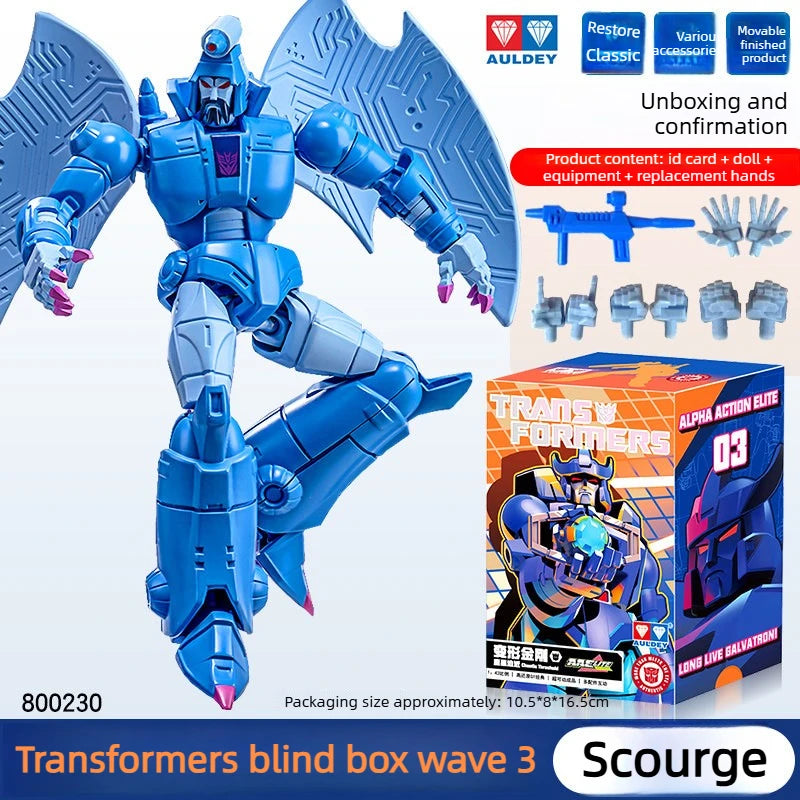 New Shockwave Transformers Toys G1 Classic Characters Collectible Grade Figure Blind Box AULEDY Optimus Prime Fun Anime Gifts
