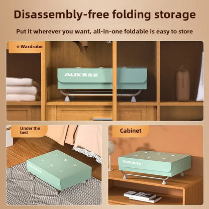 1500W electric clothes dryer new Clothes dryer Home dryer Student dormitory Small folding clothes drying machine Timing