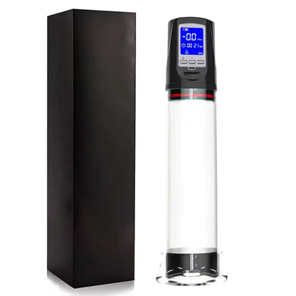 Electric Male Penis Pump Vacuum Sucking 9 Training Mode Penis Trainer Magnify Endurance Delay Ejaculation Adult Sex Toys for Men