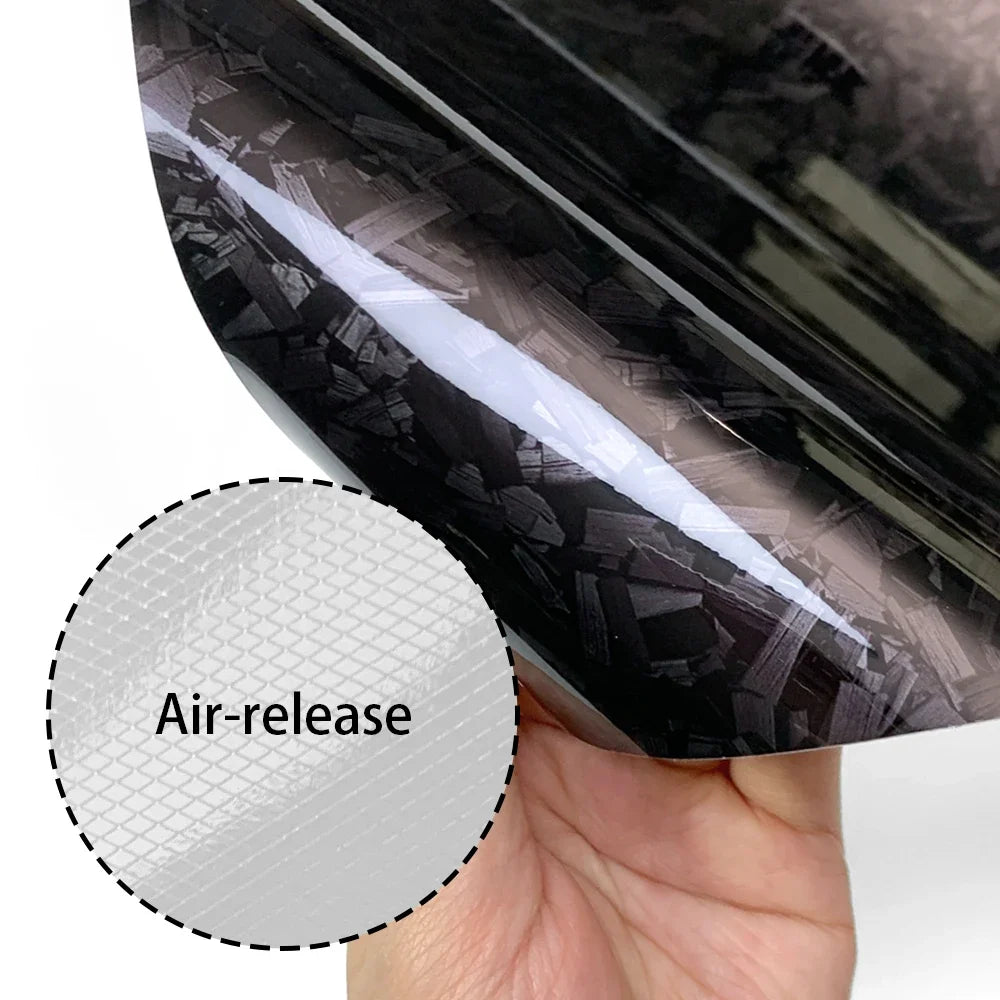 Carbon Fiber Vinyl Film Self Adhesive  Auto Tuning Vinyl Wrap Glossy Black Red Car Body Film Motorcycle Stickers Car Accessories