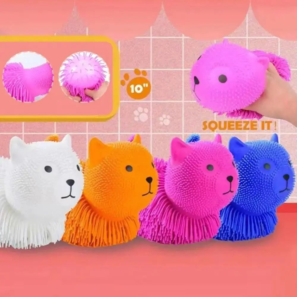 Fluffy Rabbit Fluffy Dog Fluffy Cat Stress Relief Toys Gifts Squeeze Toys Big Size Cartoon Toys for Kids