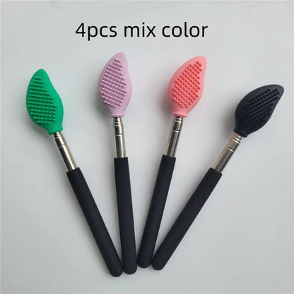1/4 pcs mix Itch Back Scraper Massager Brush Extendable Telescopic for Itch Tool Silicone Health Massage Tools Body Relaxation
