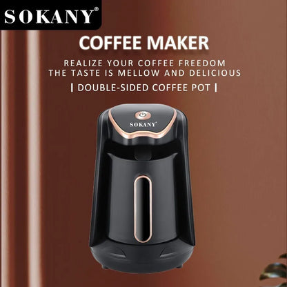 600W Electric Turkish Greek Coffee Maker Home Boiled Coffee Kettle Brew Espresso
