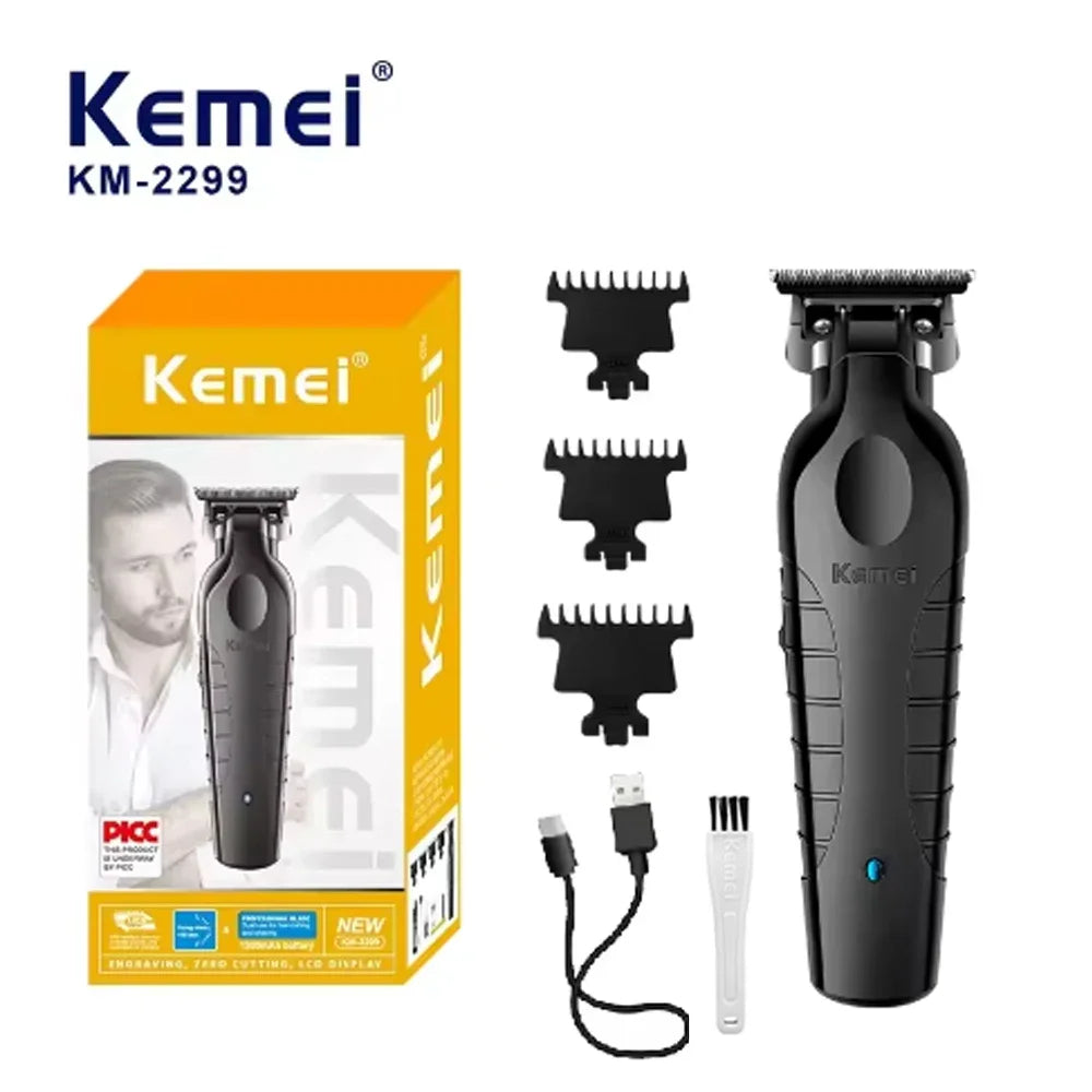 Kemei Km-809A Km-2299 Km-T95 Professional Barber Cordless Electric Hair Clippers USB Rechargeable Trimmers Hair Cutting Machine