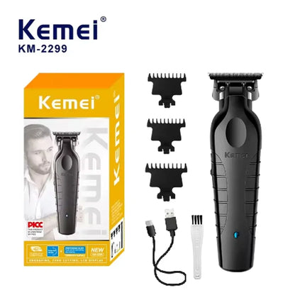 Kemei Km-809A Km-2299 Km-T95 Professional Barber Cordless Electric Hair Clippers USB Rechargeable Trimmers Hair Cutting Machine