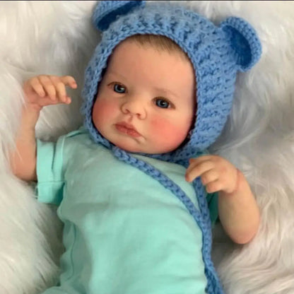 Cokela 20 inch Lifelike Reborn Baby Doll Cute Vinyl Doll Simulation Newborn Doll European Retro Baby Doll Toys Child Gifts 50cm