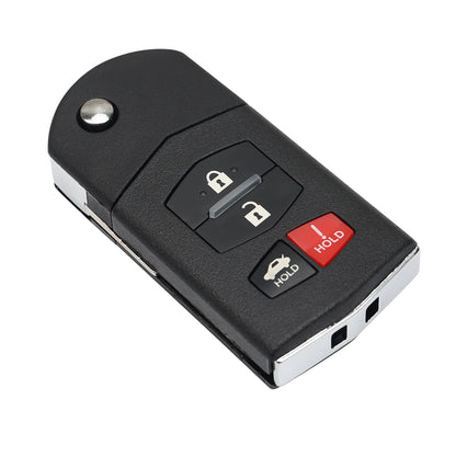Okey Remote Flip Car Key 315Mhz 4D63 AFTS Chip For Mazda 2 3 5 6 8 CX-7 CX-9 MX-5 BGBX1T478 SKE125-01 Fob 3/4 Buttons