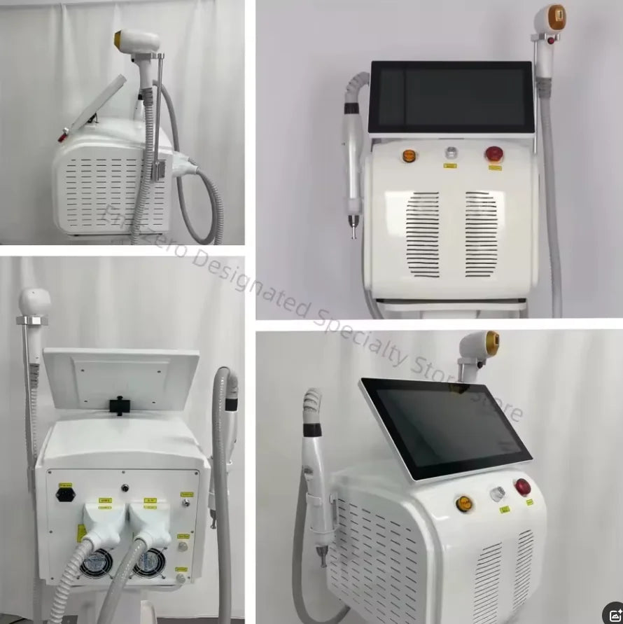 Titanium Soprano 2 in 1 Diode Laser Hair Removal Device  5000W Tattoo Removal Strong Hair Removal Laser Equipment