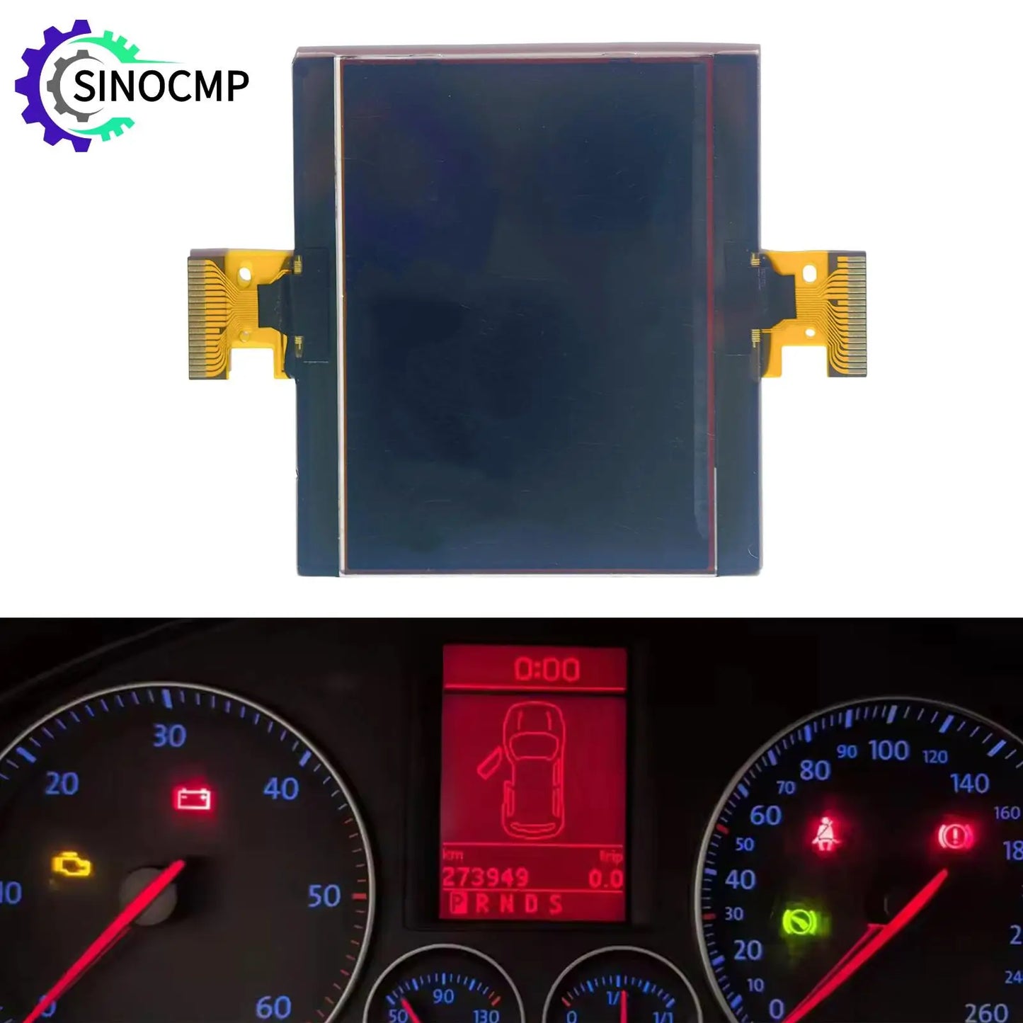 Instrument Cluster Display Screen for VW Passat 3C Jetta Golf V GTi 1K Touran 1T  Skoda Octavia 2005-2010 Dashboard LCD Display