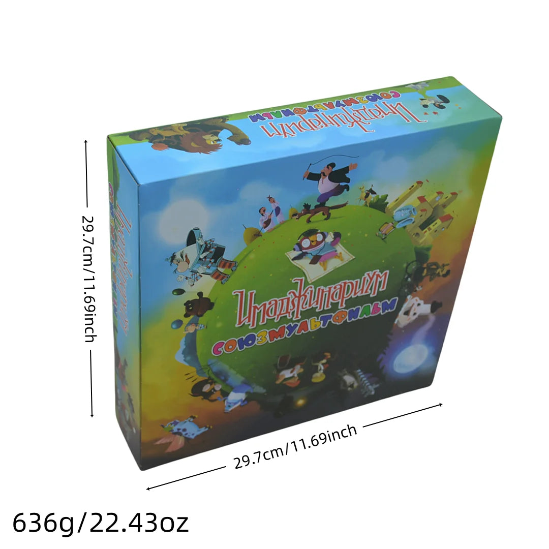 Imaginarium Soyuzmultfilm Board Game, Board Game, Board Game, Card Game, Interactive Board Game, Suitable for Parties, Suitable as a Gift