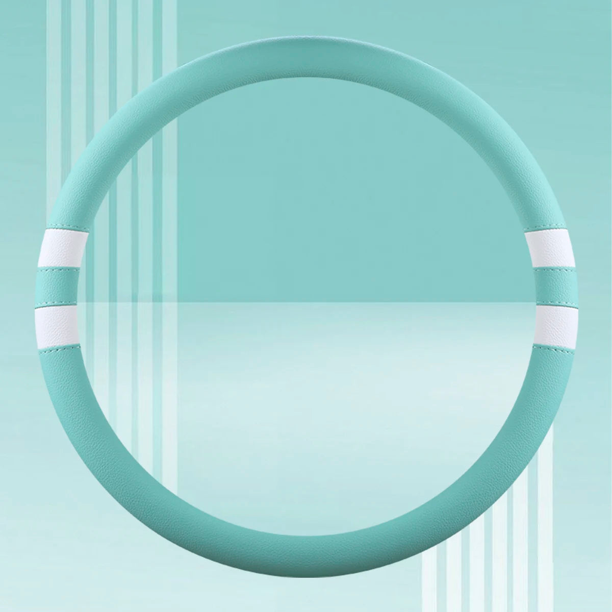 Car Steering Wheel Cover for Women Girls Universal 14.5-15 Inch, Breathable , Non-Slip, Car Interior Accessories for Most Cars