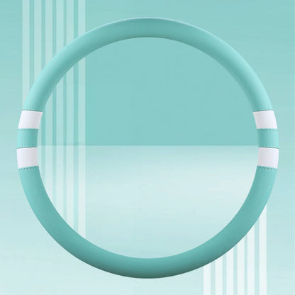 Car Steering Wheel Cover for Women Girls Universal 14.5-15 Inch, Breathable , Non-Slip, Car Interior Accessories for Most Cars