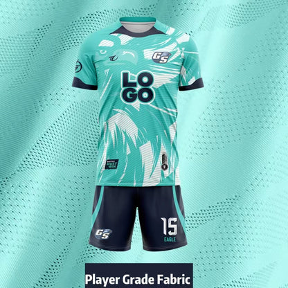 Custom Sublimation Football Jersey Sets Breathable Football Uniform Team Soccer Jersey Set Training Soccer Uniform For Men
