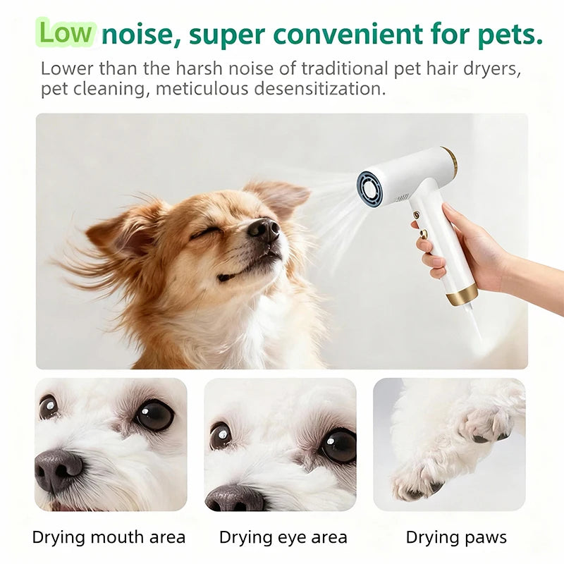 Smart mini high-speed hair dryer, quick-drying, mini and portable, palm-sized, with intelligent temperature control to avoid ove