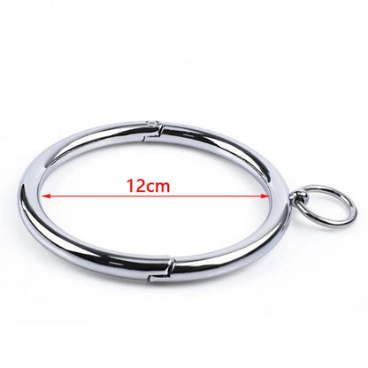 Metal Neck Ring Sex Collar Adult BDSM Slave Role Play Metal Collar For Men Sex Games Couple Sex Bondage Drop Shipping