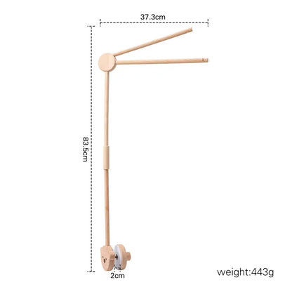 Foldable Baby Play Gym,0 Months Wooden Infant Activity Gym Hanging Toys Tool-Free Assembly Gym,Great for Newborn Development