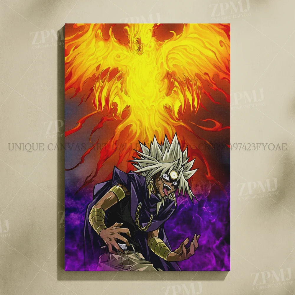 Yu-Gi-Oh! Canvas Pictures Painting Anime Figures Home Decoration Prints Poster For Living Room Frameless Wall Artwork Mural