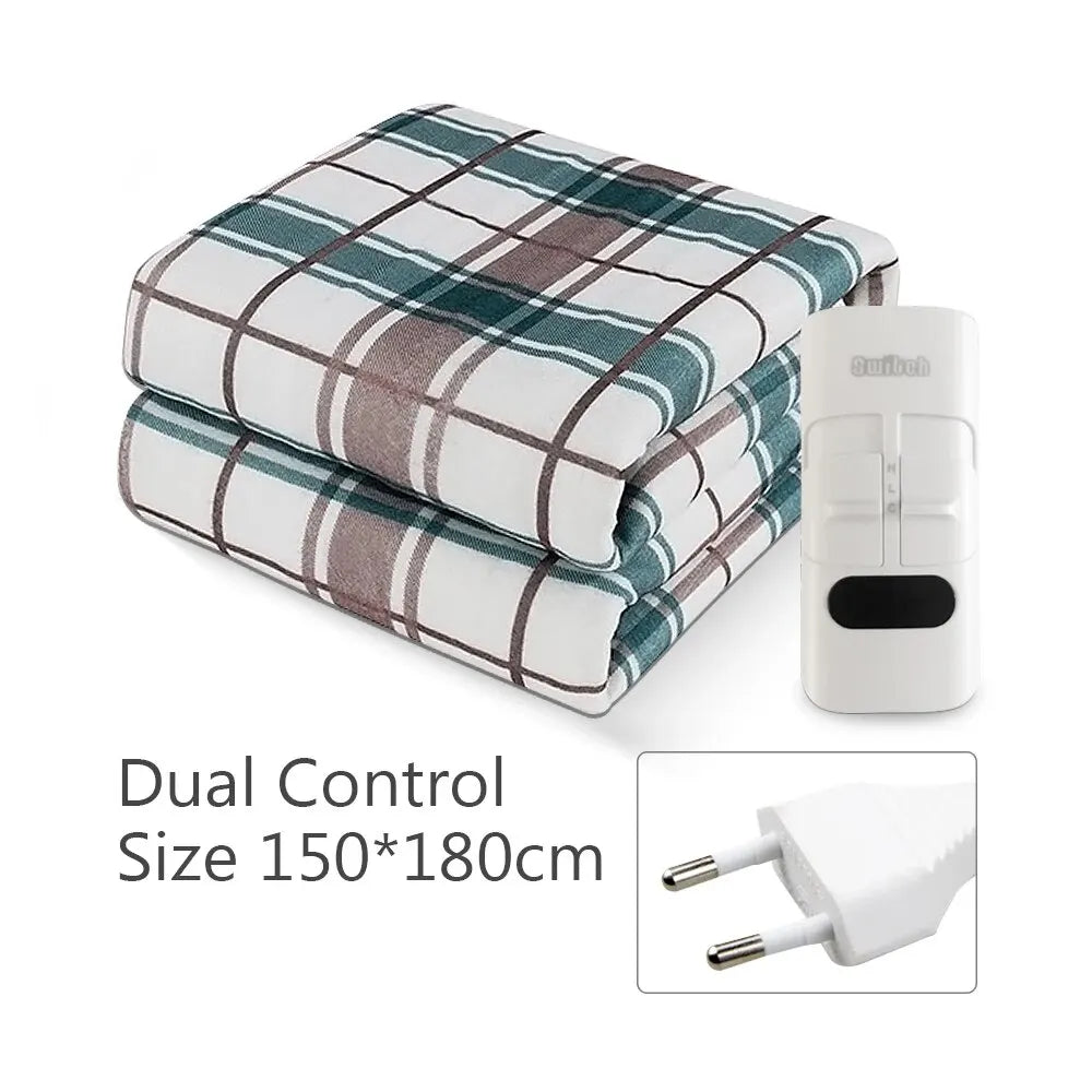 Electric Blanket Heated Mattress 70cm/120cm/150cm Thicker 220V/110V Heater Blanket Electric  Winter Body Warmer Home  EU/US Plug