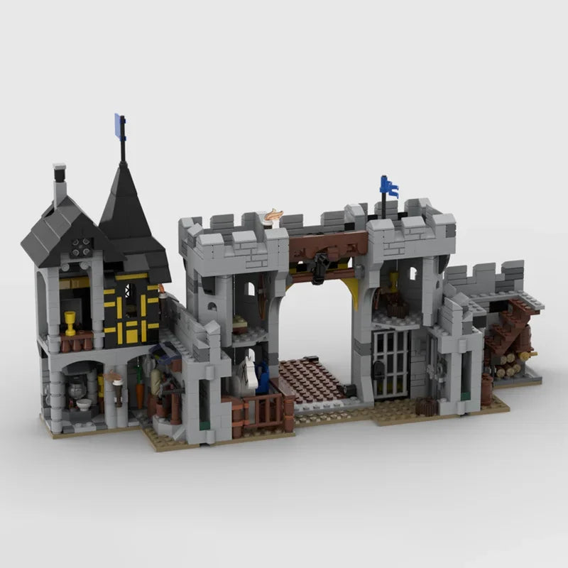 1071 MOC Building Block Toys - Black Hawk Fortress Building Blocks - The creative ideal Christmas gift