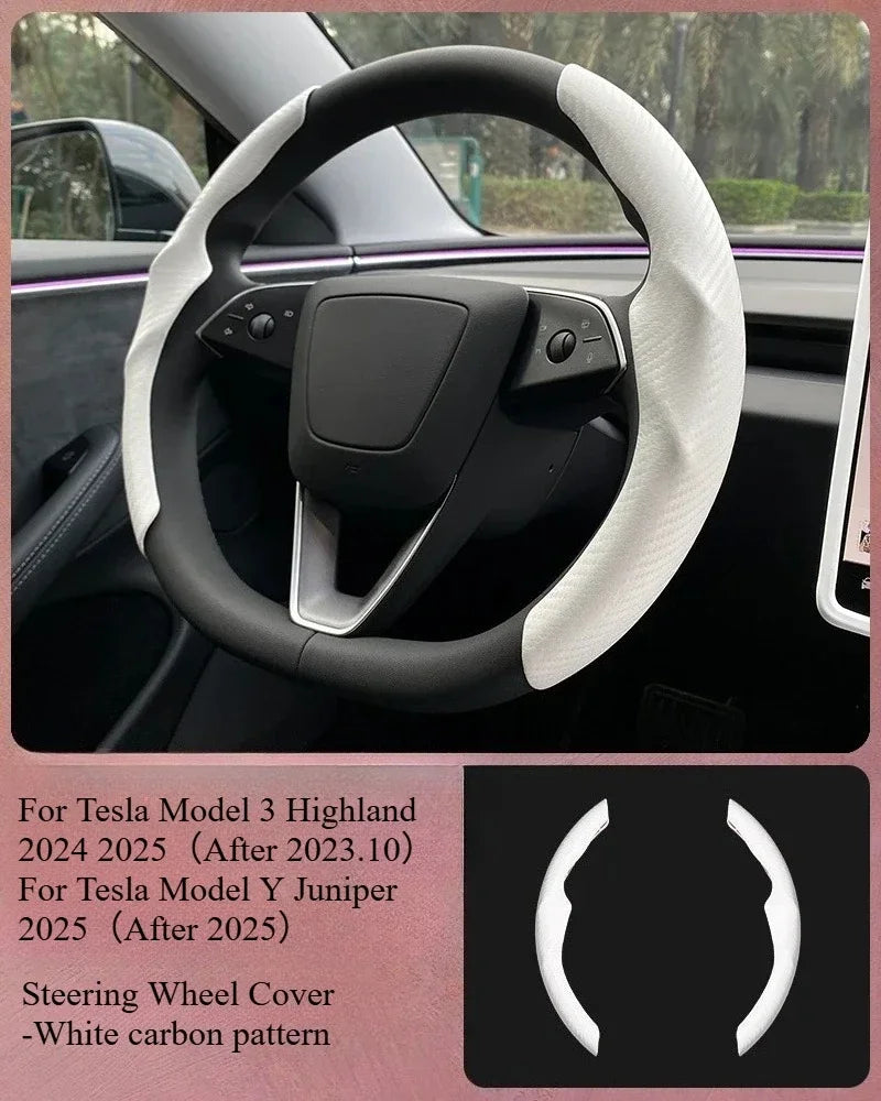 For Tesla Model Y Juniper 2025 White Interior Accessories Center Control Armrest Box Organizer Storage Box Cup Holder New Model3