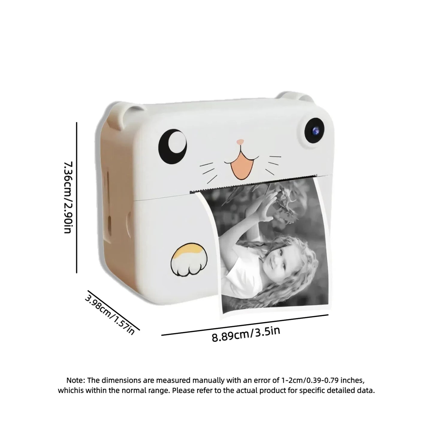 Digital Children Camera For Photography Mini Printer Portable Thermal Instant Print Photo Kids Camera 1080P HD 2.4inch Toy Gifts
