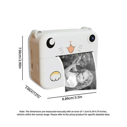 Digital Children Camera For Photography Mini Printer Portable Thermal Instant Print Photo Kids Camera 1080P HD 2.4inch Toy Gifts