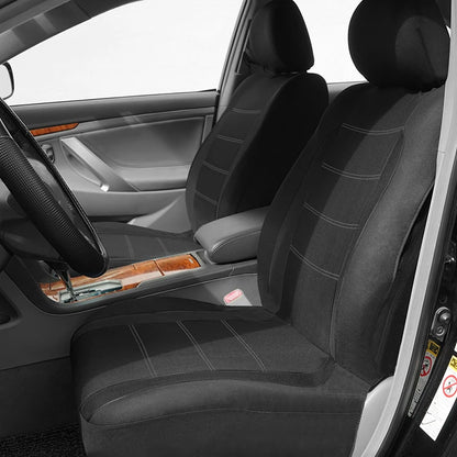 AUTOKING Universal Fabric Car Seat Covers Fit For Most Car SUV Truck Van Car Accessories Interior Seat Covers Car