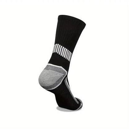 12Pairs of MEN'S Sports Socks, Sweat Absorbing, Comfortable and Breathable, Suitable for Basketball Training and Outdoor Running