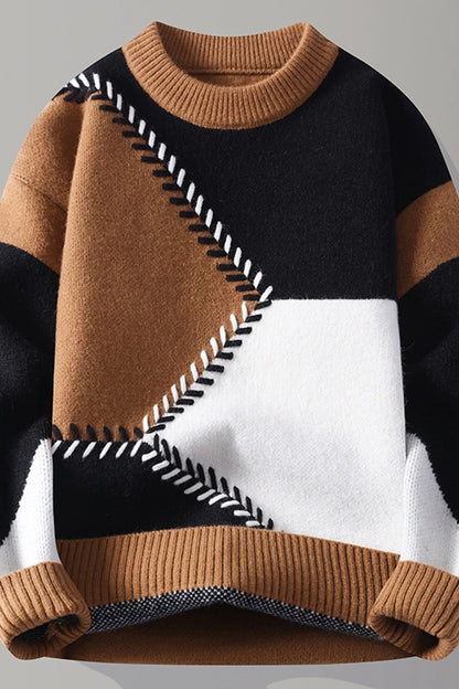 Sweaters men 2025 Winter Letter pattern thick sweater men Student youth sweaters autumn Men's wool pullovers full