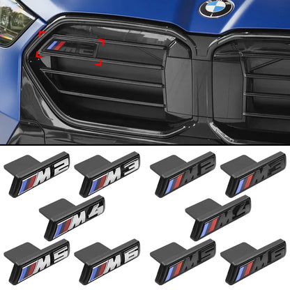 For BMW M2 M3 M4 M5 M6 G01 E84 E83 G11 G07 G86 G80 E60 F39 F10 ABS Car Styling M Logo Badge Front Grille Grill Emblem Accessory