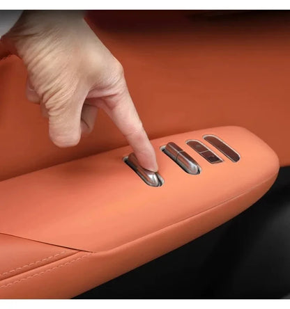 Car Window Control Button Cover Window Switch Panel Trim Sticker  Interior Accessories 2023 2024 2025 for LHD for Deepal S07 S7