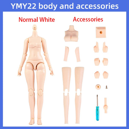 Ymy 22 24 Body Movable Joint Body Replacement Accessories Hand Girl YMY 23 25 Boy Body For Ob22 Ob24, Gsc, Blythe, 1/6 Bjd Doll