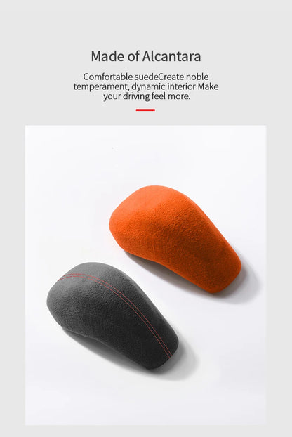 Made of Alcantara For Subaru Impreza WRX 2023 Outback Forester Crosstrek Car Center Console Gear Shift Boot Interior Accessory