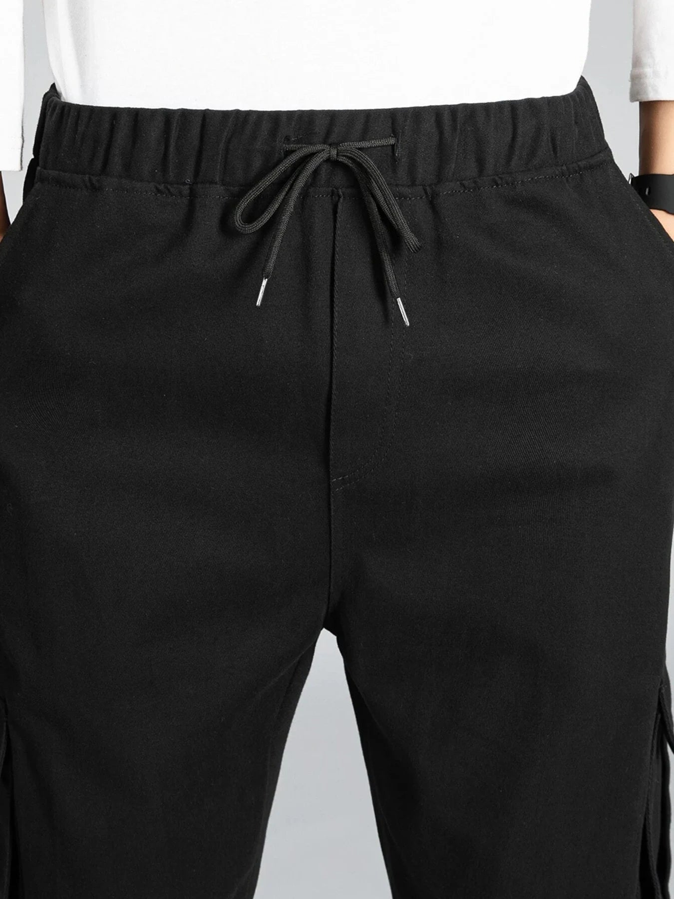 Men's Autumn Winter Workwear Casual Trousers Straight Loose Multi-Pocket Trendy Brand Long Pants Fashionable