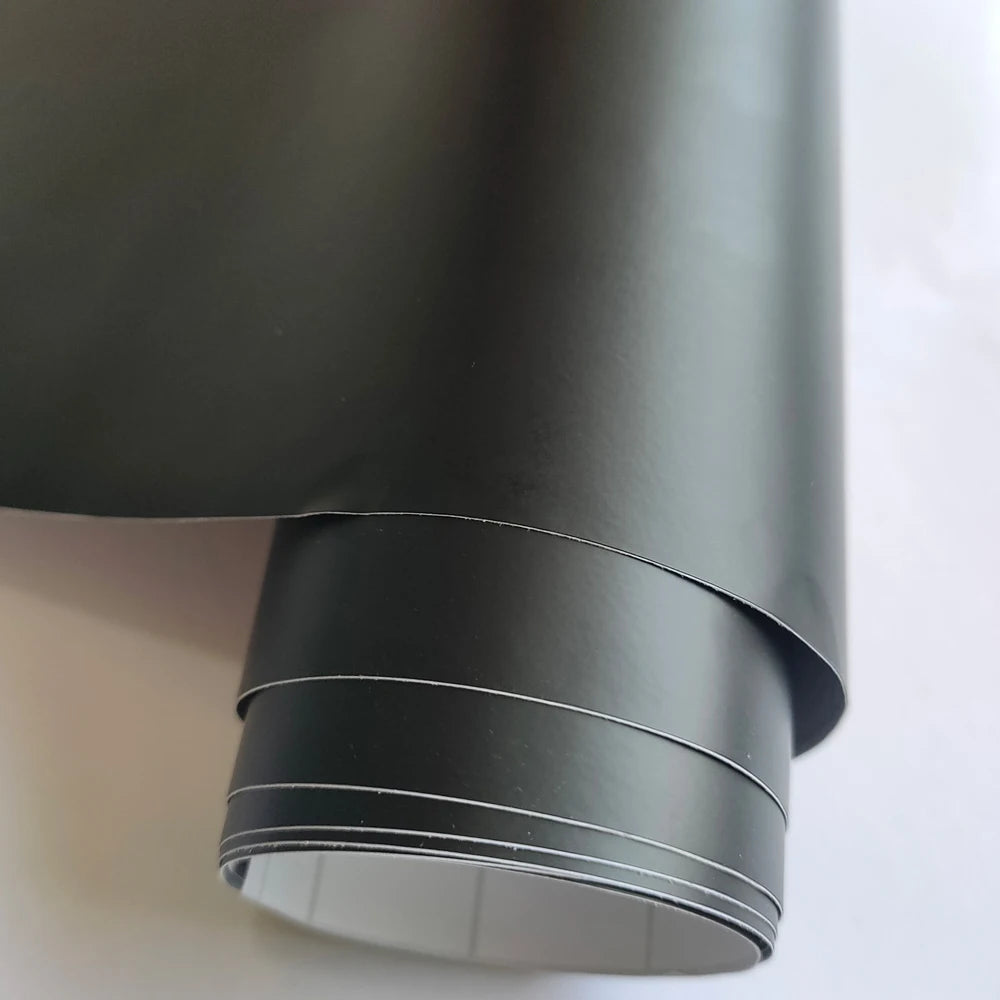 10/20/30/40/50*152cm Black Matte 3D 4D 5D Carbon Fiber Vinyl Car Wraps Auto Satin Film Vehicle Sticker with Different Size/Roll