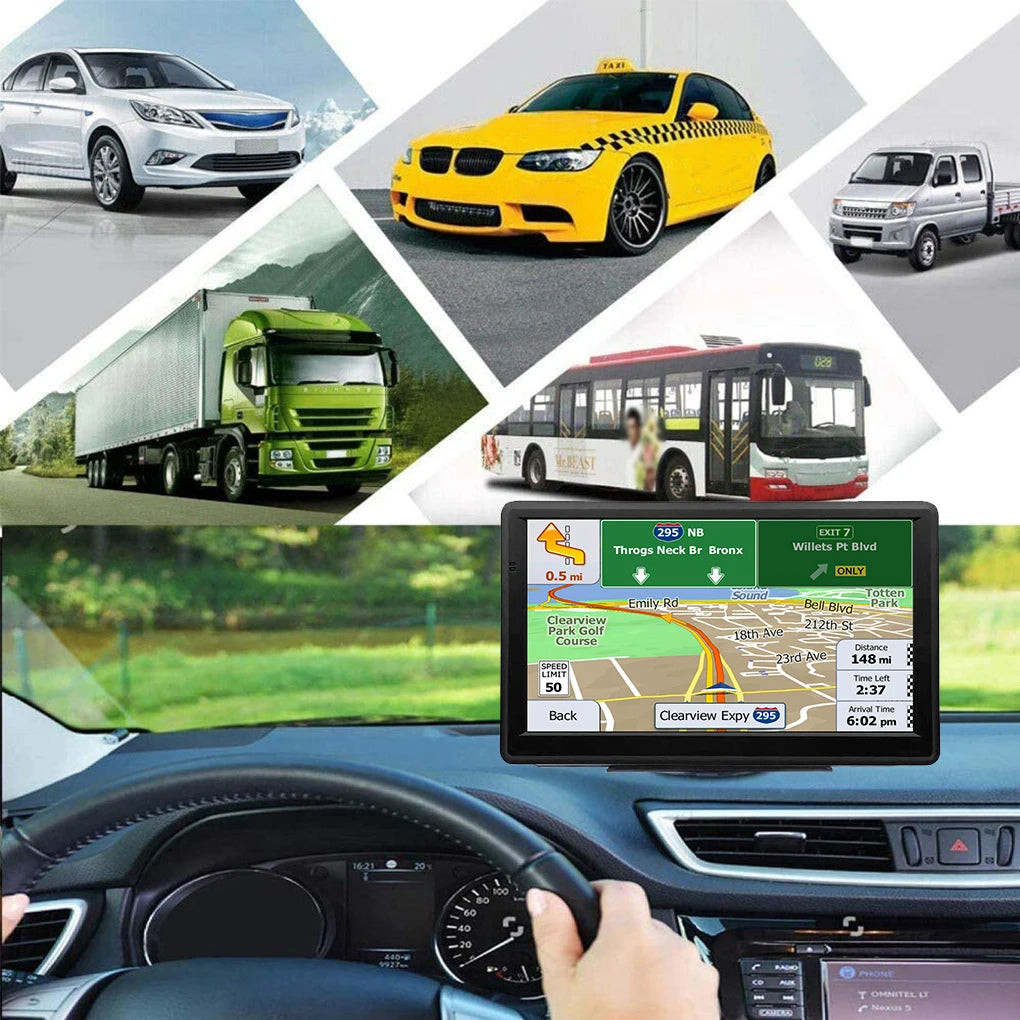7inch Car GPS Navigation HD Touch Screen GPS Navigator Truck 3D Mode Sat Nav 8G+256M Europe Map GPS Navigators