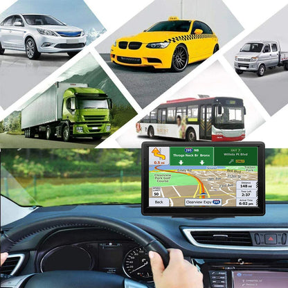 7inch Car GPS Navigation HD Touch Screen GPS Navigator Truck 3D Mode Sat Nav 8G+256M Europe Map GPS Navigators