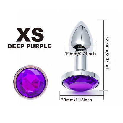Metal Anal Plug Set 5 Size Butt Plug Sex Toy for Couples Adult Game Masturbator Anus Stimulation Toys for Women And Men