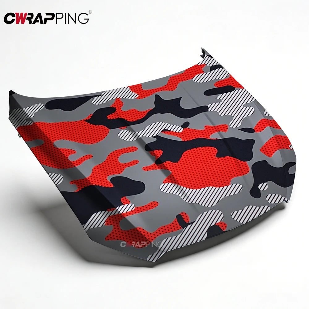 Auto Film PVC Vehicle Wrap Vinyl for Motorcycle Polka Dot Camo Car Stickers DIY Waterproof Car Wrapping Sticker Accessories