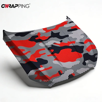Auto Film PVC Vehicle Wrap Vinyl for Motorcycle Polka Dot Camo Car Stickers DIY Waterproof Car Wrapping Sticker Accessories