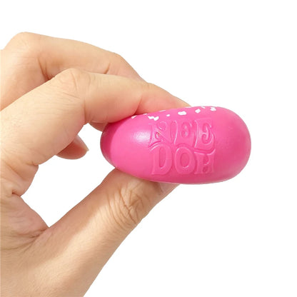 Schylling Needoh Dohnut Holes 6Pcs 4 Pack Mini Doughnut Squish Balls Squeeze Fidget Stress Desk Toy Anti Anxiety Sensory Gift