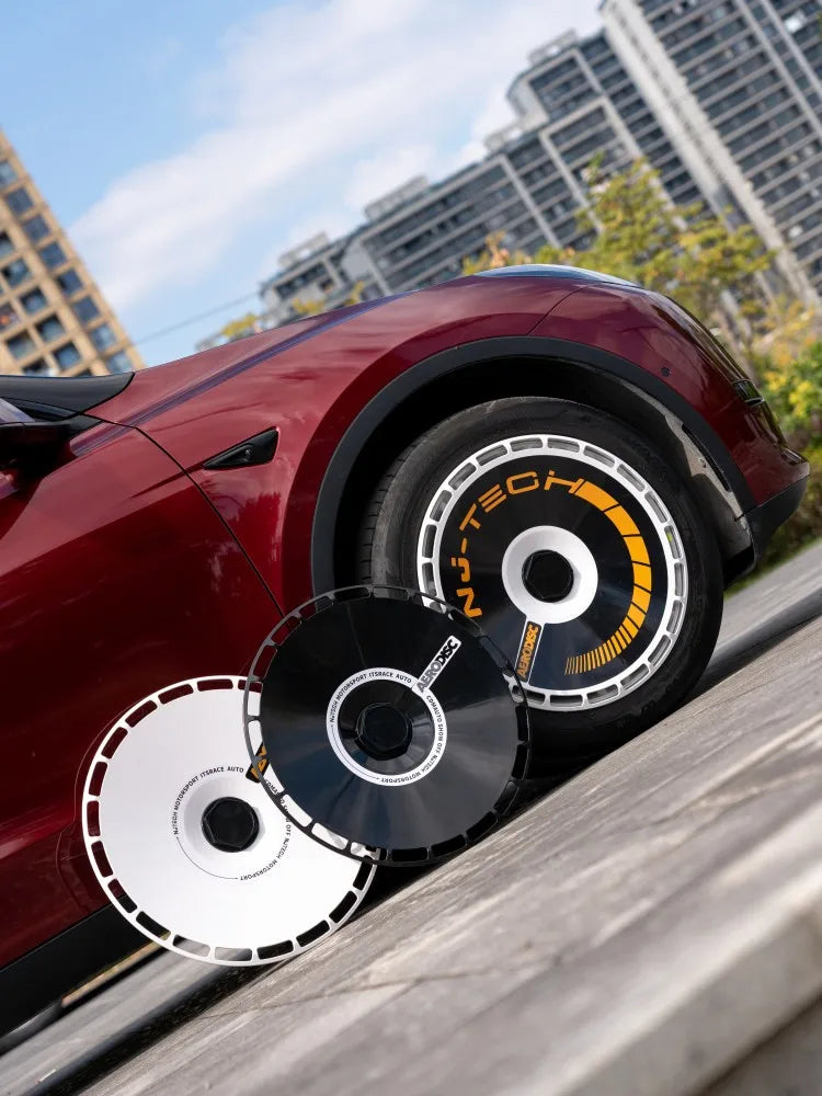 4PCS 19 Inch Wheel Cap Hight Performance Replacement Hub Cap Full Rim Cover Wheel Hubcap For Tesla Model Y 2020-2023 Accessories