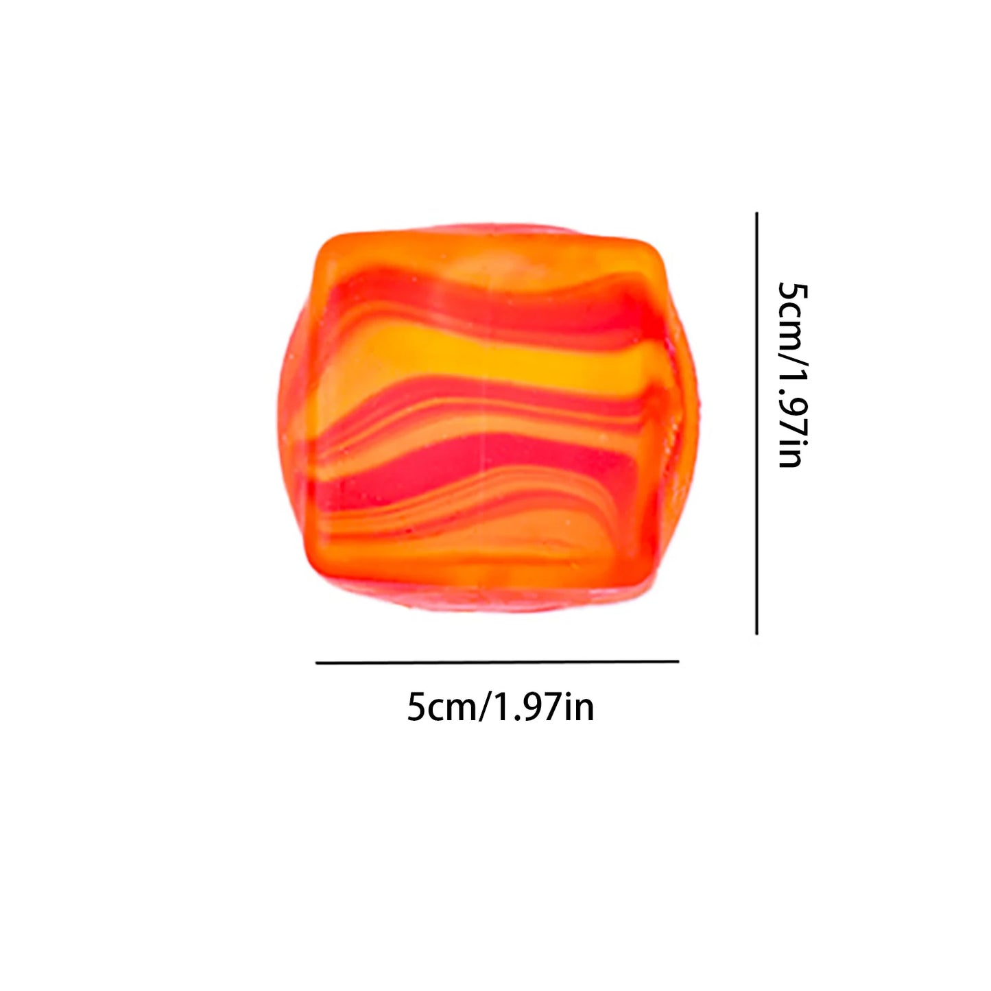 Stress relieving flow pattern cube kneading, three-dimensional kneading venting toy slow rebound decompression