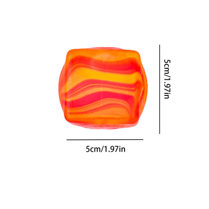 Stress relieving flow pattern cube kneading, three-dimensional kneading venting toy slow rebound decompression
