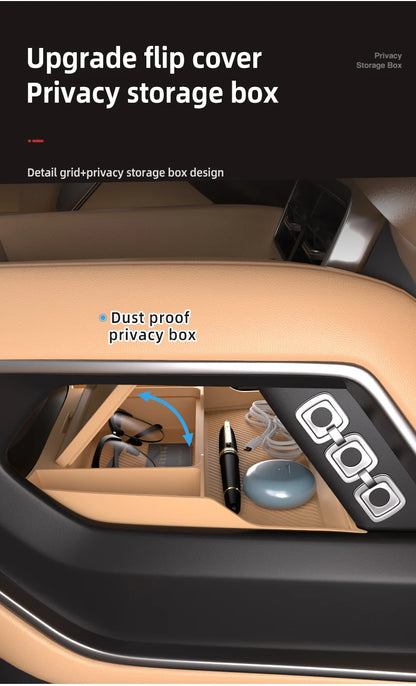 For ‌‌2024 Formula Leopard 8 Denza B8 Storage Box Center Armrest Hidden Box Cup Holder Organizer Interior Accessories