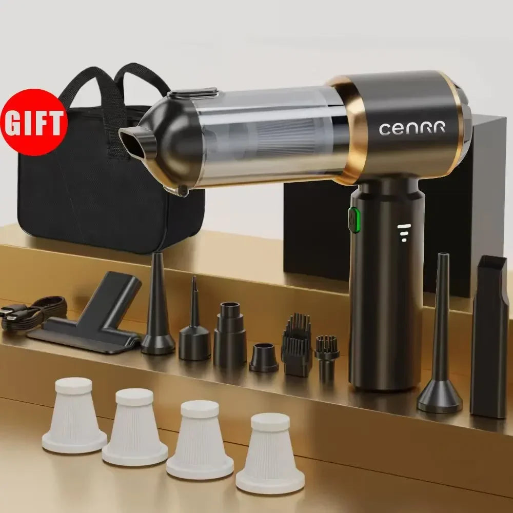 CENRR 998000PA Car Mini Vacuum Cleaner Cordless Powerful Portable Car Vacuum Cleaner for Home Handheld Blower Car Cleaner
